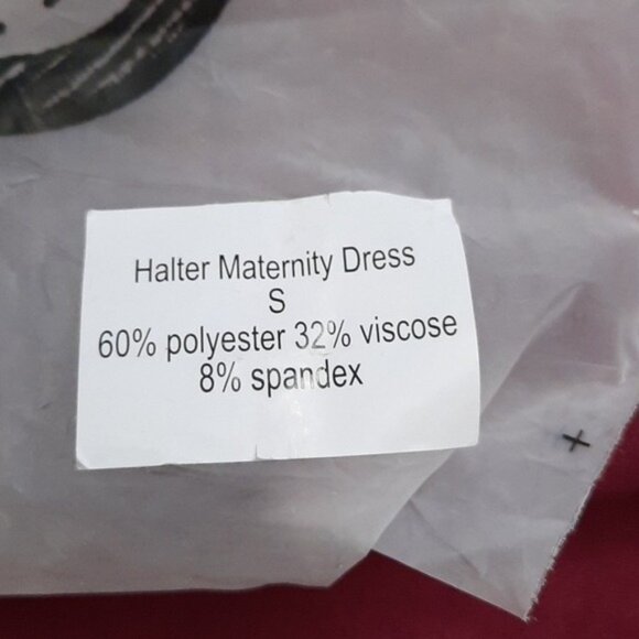 Tillyou NWT Wine Red Maternity Adjustable Spaghetti Straps Midi Slip Dress SizeS - Picture 7 of 10